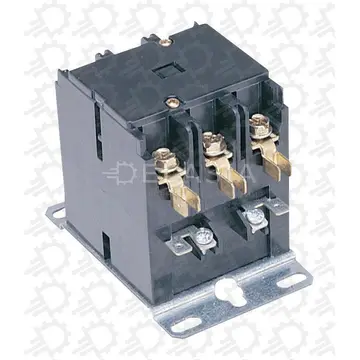 Contactor, 25 A, Panel Mount, 600 VAC, 3PST-NO-DM, 3 Pole