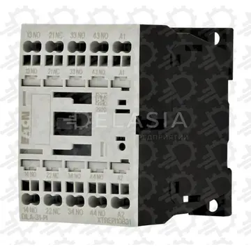Contactor, DIN Rail, Panel, 690 VAC, 3PST-NO, SPST-NC, 4 Pole