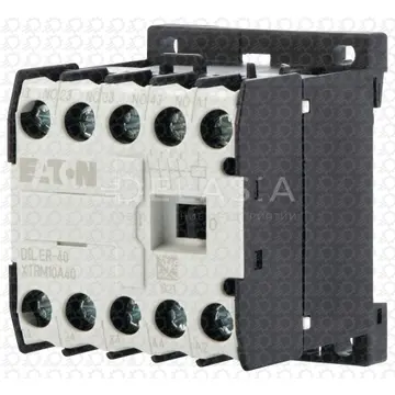 Relay Contactor, DILER Series, 4PST-NO, 4P, 3 A at 415 VAC, 600 VAC