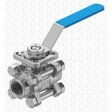 Ball Valve, Mechanical, 2/2 Way, 1/2 NPT, 8.5 m³/h, VZBE Series