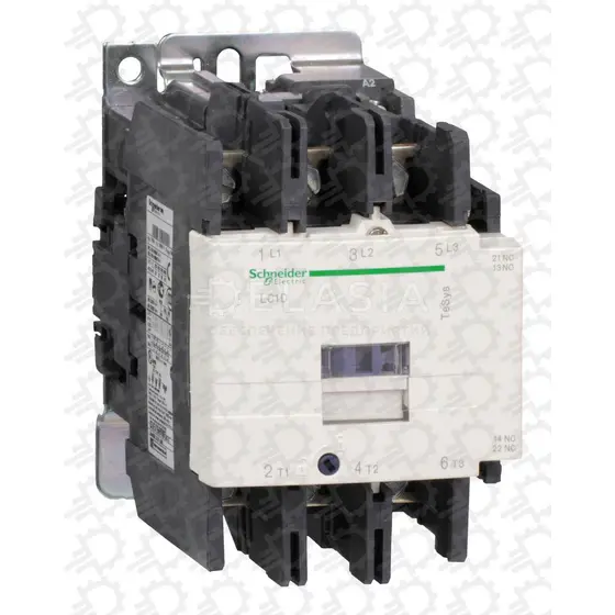 Relay Contactor, TeSys D Series, 3PST-NO, 3P, 95 A at 440 VAC, 45 kW at 1 kV