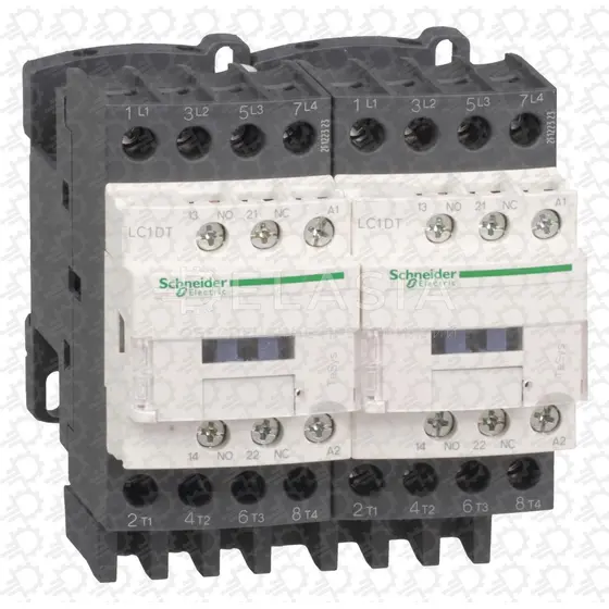 Relay Contactor, TeSys D Series, 4PST-NO, 4P, 25 A at 440 VAC