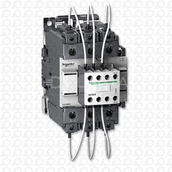 Contactor, DIN Rail, 690 V, DPST-NC, SPST-NO, 3 Pole